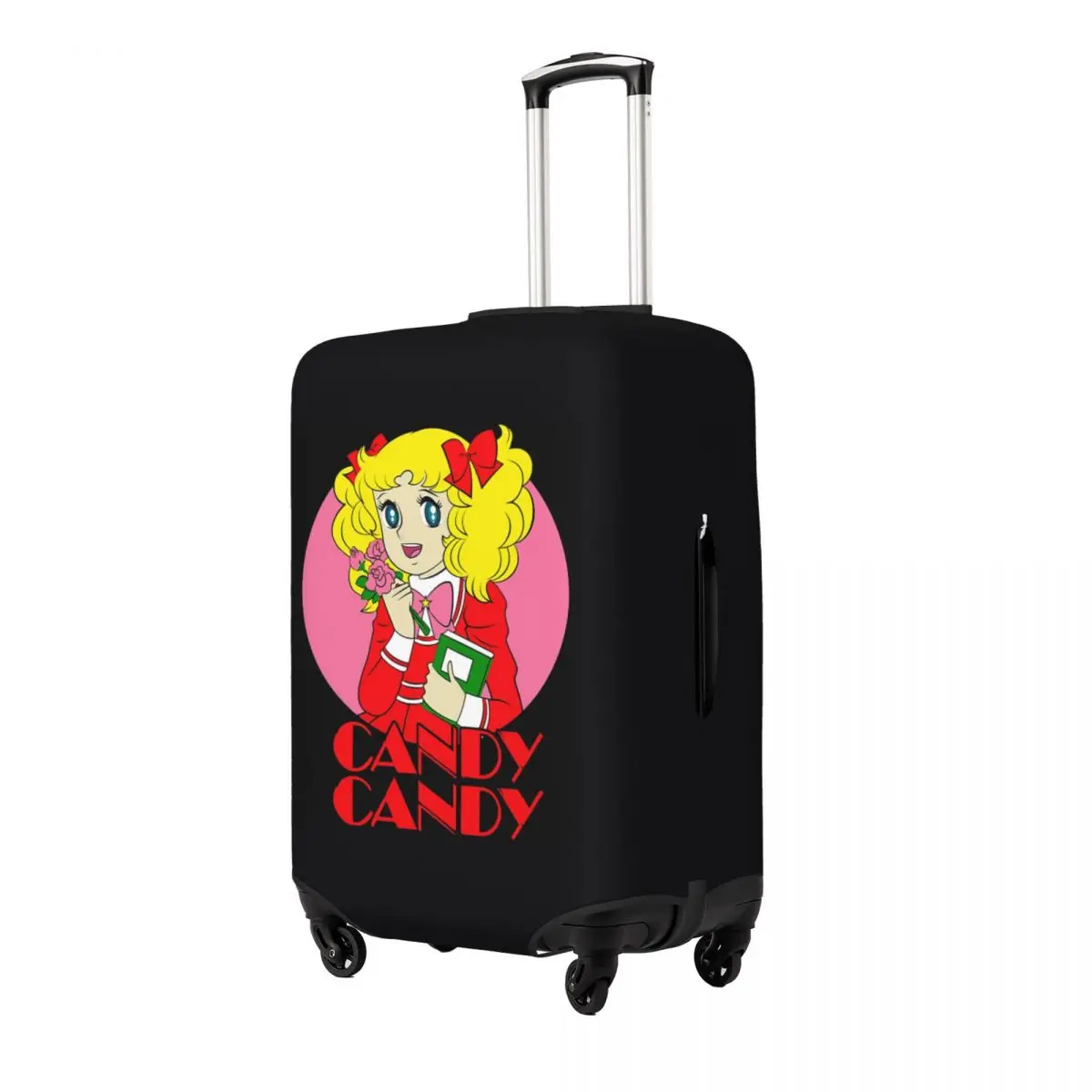 Candy Candy Anime Japón Funda de maleta esencial Protección Fundas protectoras de equipaje de viaje elásticas para 18-32 pulgadas