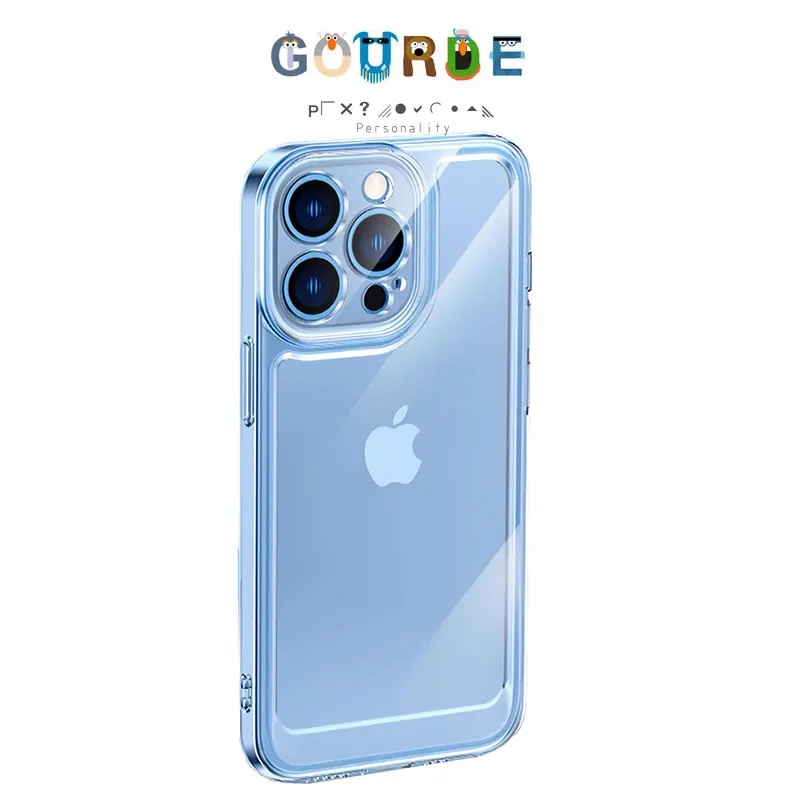 

Gourde Simple Soft Silicone Clear Shockproof Armor Case For iPhone 15 16 14 13 12 11 Pro Max 7 8 Plus XR XSMax TPU Protect Cover