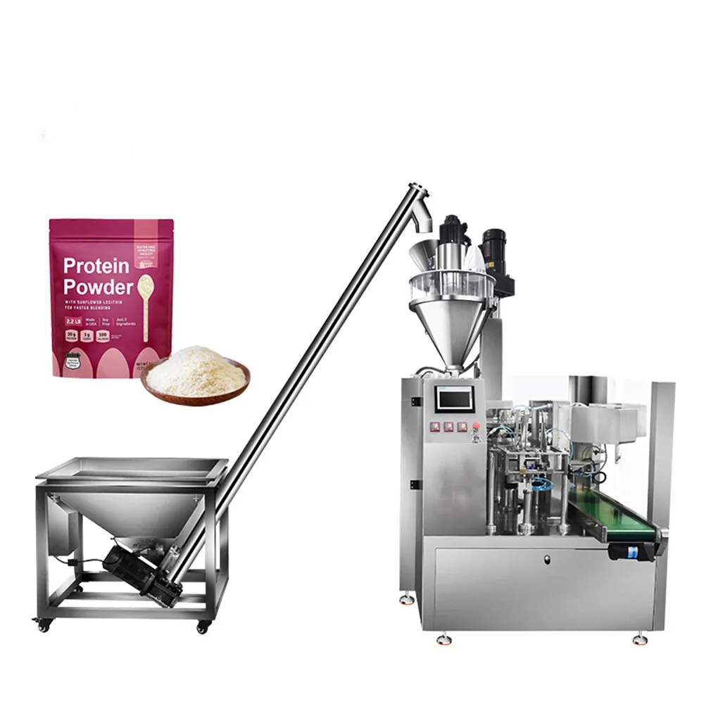 Combinação de máquina de embalagem de pó