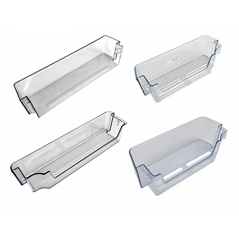 Universal Refrigerator Door Hanging Storage Bin Fridge Door Shelf Organizer Box Compatible With Most Double Door Household Frid