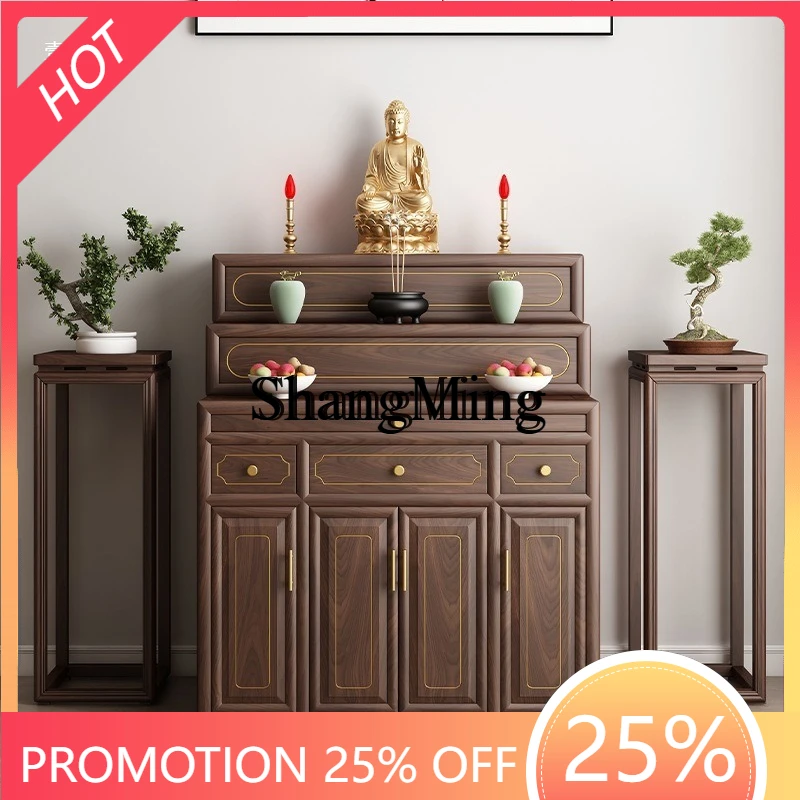 

SM Home three-layer offering table Shentai multi-layer step tribute table Buddhist hall Buddha table cabinet