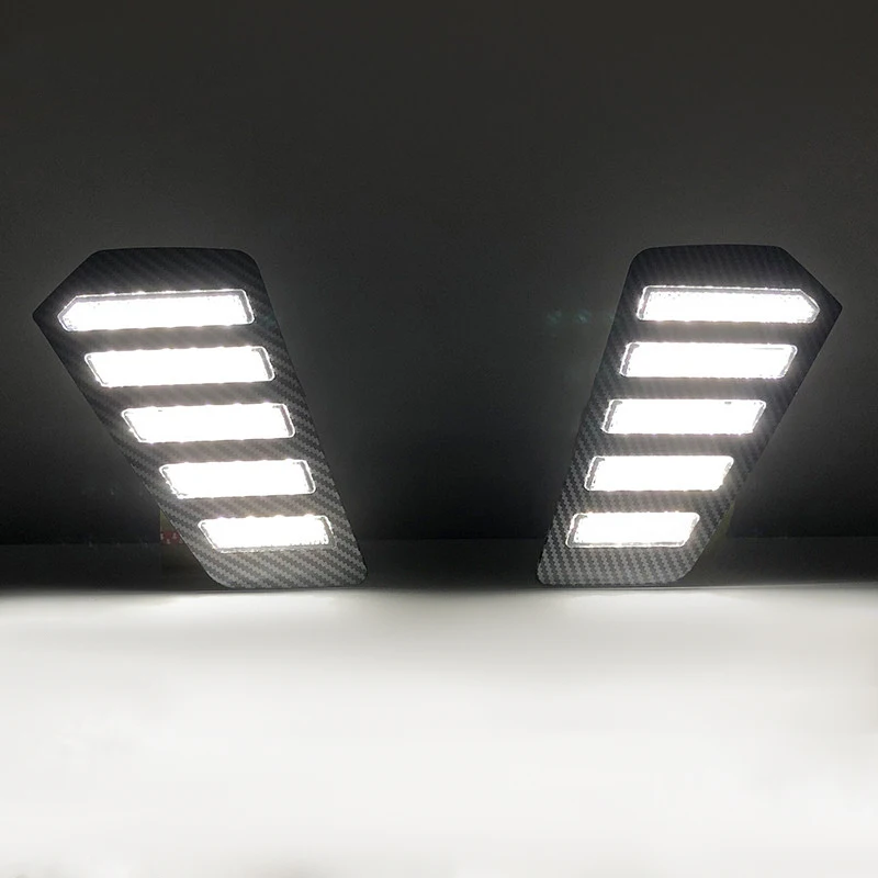 DinCh LED Front bumper Grille Light DRL For GAC Trumpchi Empow Shadow Leopard foglight Daytime running light lamp