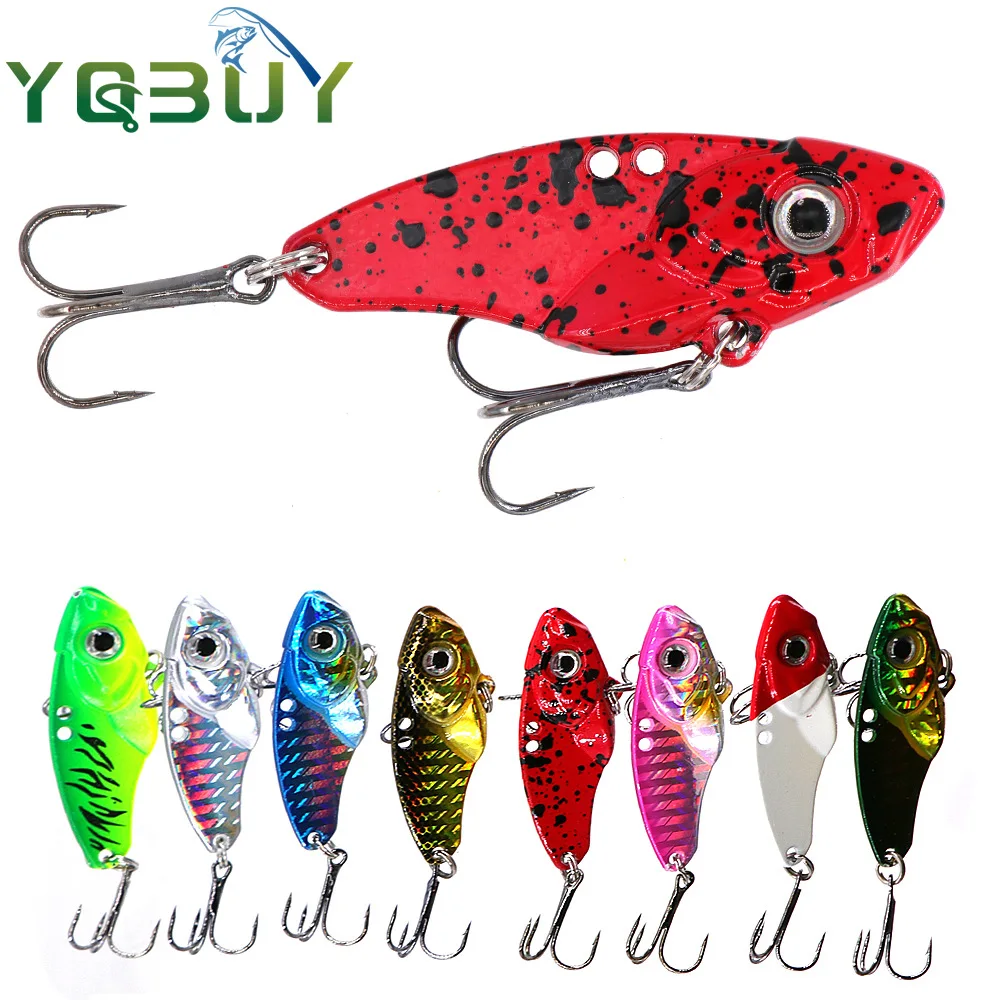 

Fishing Spoon Lures Metal Spinner Spoon Blade for Bass VIB Crankbait Swimbait for Bass Long Casting Jigging Spoons