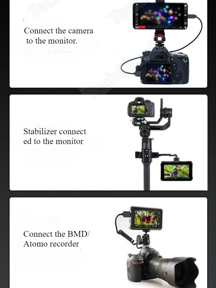 Câble Flexible HDMI Micro HD vers Mini HD mâle femelle 90/270 degrés FFC 20 broches câble plat compatible hdmi