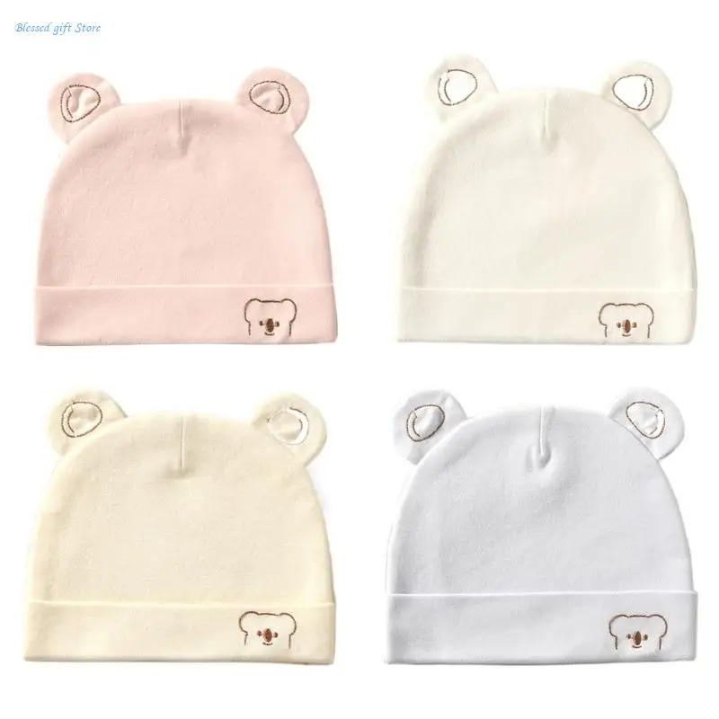 

Newborn Baby Hat Soft Cotton Beanie Double Layered Hat for Boys & Girls