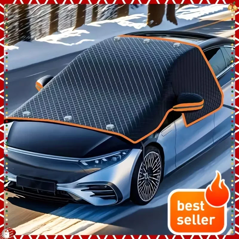 Universal Magnetic Fastening Car Windshield Cover Oxford Cloth Winter Anti-Freeze Snow Ice Cover Protector For Cars Trucks SUV