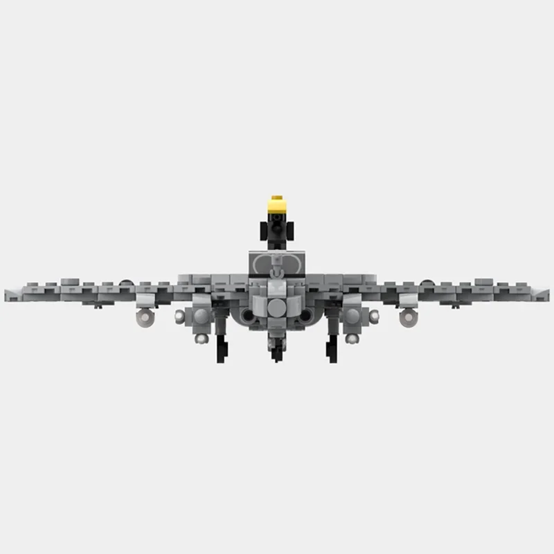 Military Series Moc Building Blocks 1:72 Scale A-6E Intruder Model Technology Aircraft Bricks DIY Assembly Fighter Toy For Kid