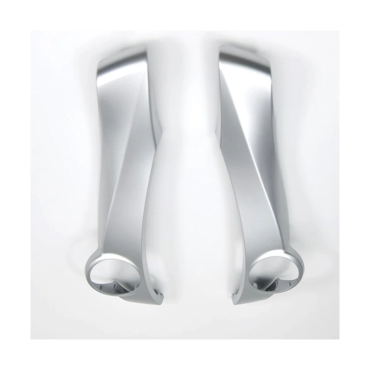 Car Steering Wheel Audio Control Switch Frame Trim for Toyota Prius 2011-2015 Control Buttons Frame Silver image 3