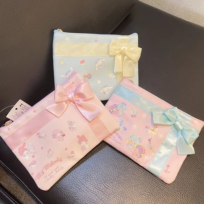 

Cinnamoroll Coin Bag Anime Sanrio Kawaii Small Storagebag Portable Storage Bags Cute My Melody Lipstick Headphone Bag Gift