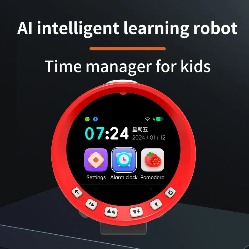 Children's AI alarm clock, intelligent voice conversation robot, student self-discipline learning time manager