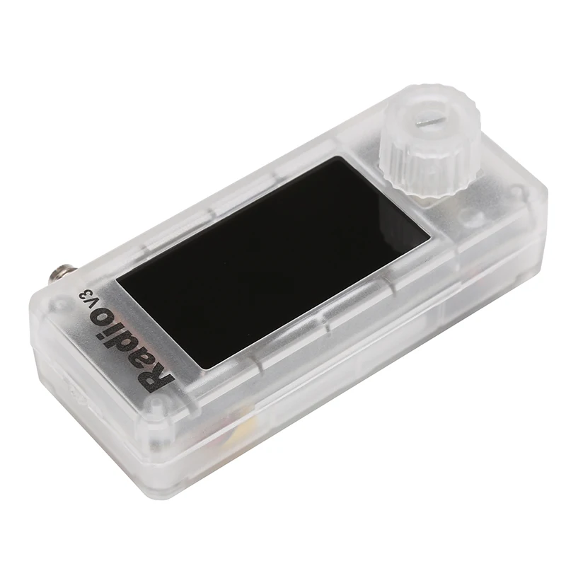 واضح ABS حالة ATS mini V3 SI4732 راديو صغير جيب راديو LSB USB AM FM ESP32 جميع الفرقة راديو استقبال Hi-Z مضخم ضوت سماعات الأذن