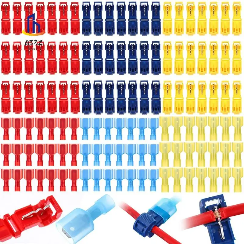 

A33Z-960Pcs/480 Pairs T-Tap Wire Connectors Kit Self-Stripping Electrical Connectors Kit For Automotive Wire Tap
