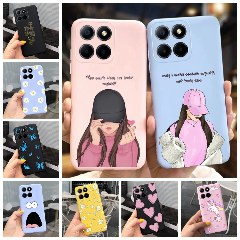 For Honor X6 Case VNE-LX1 VNE-LX2 Cute Pretty Girls Cover For Honor X8 5G VNE-N41 Phone Cases For HonorX8 X 8 X 6 5G Soft Bumper