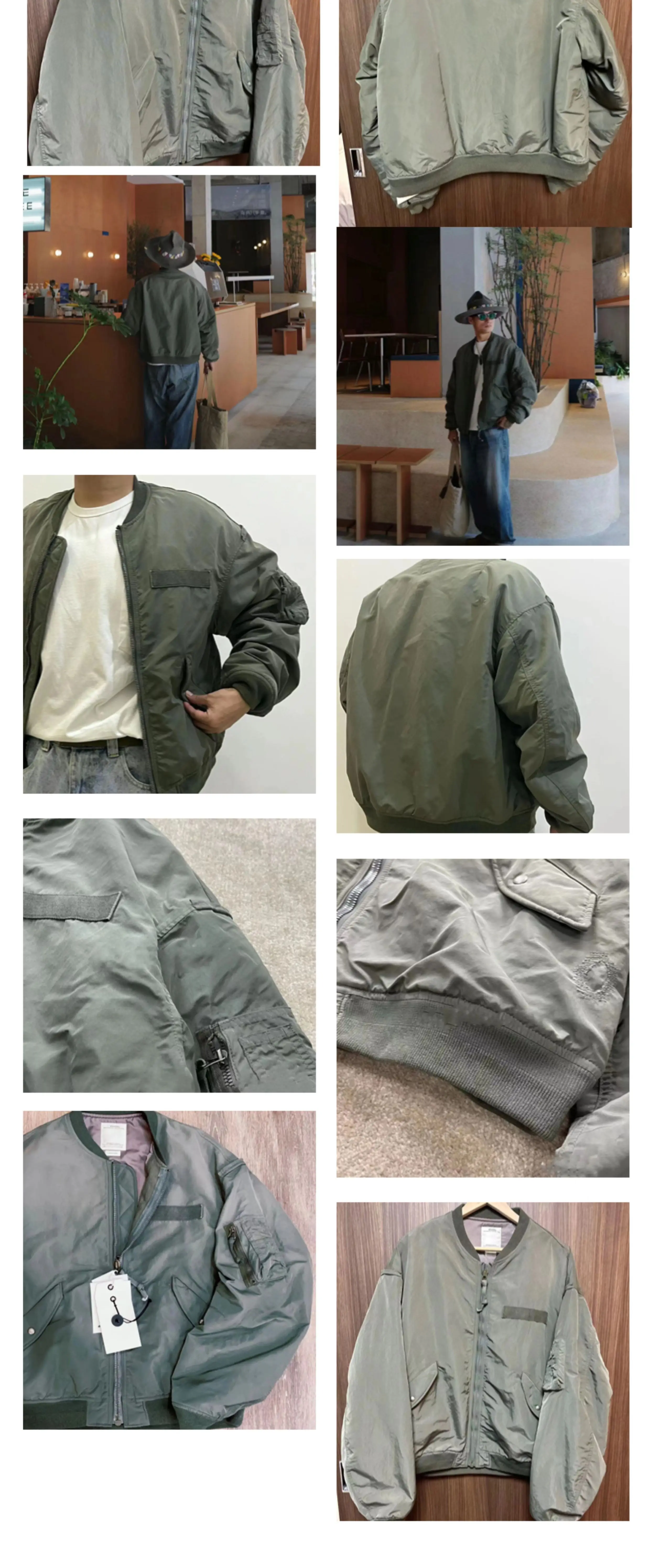 VISVIM 23AW THORSON CRASH MA1 cotton jacket - AliExpress