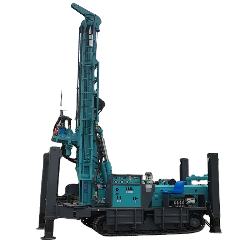 YG Hydraulic Crawler Mounted Rock Core Diesel Engine Drilling Rig 280m Portable Diesel Hydraulic Water Well Rotary Drilling Rig