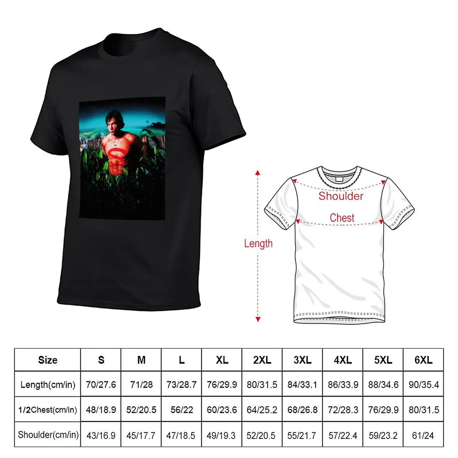 New Smallville Seasons Canvas Print T-Shirt man clothes Oversized t-shirt clothes for men