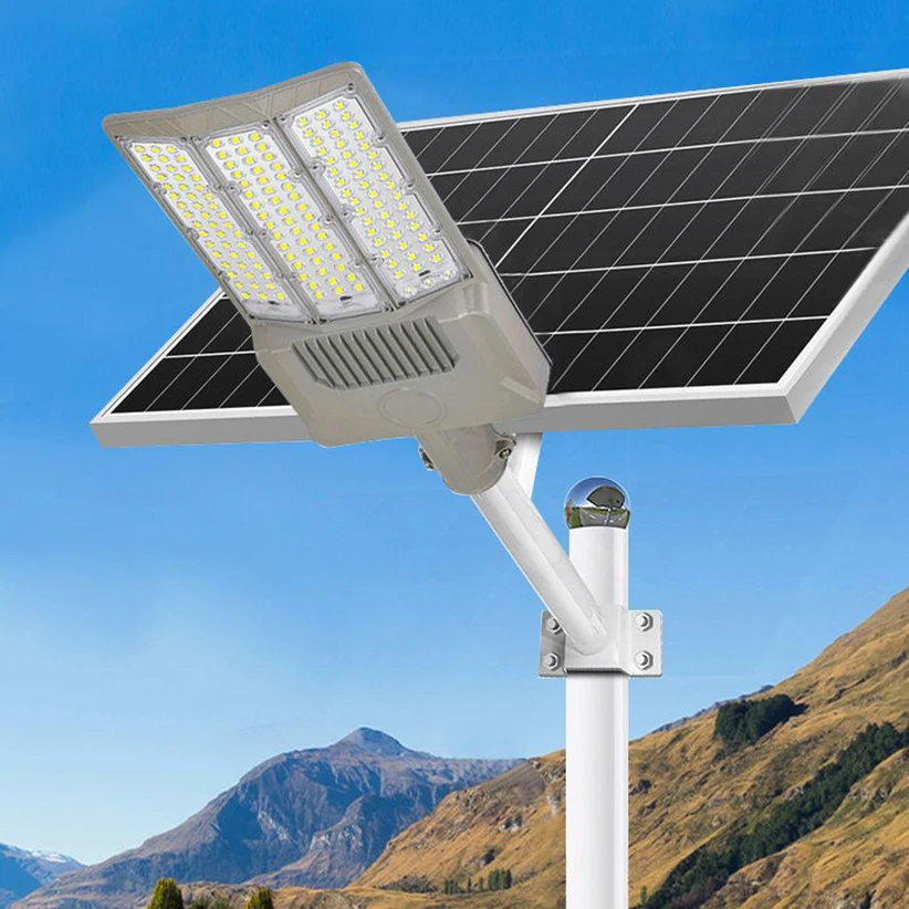 Super brilhante ao ar livre Solar Street Lamp, 800LED, 600LED, IP65 impermeável, Street Light para Garagem, Jardim, Terraço