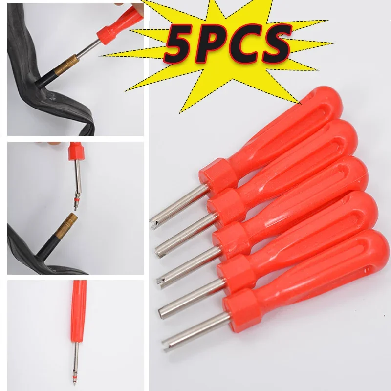 1-20Pcs Tire Valve Core Remover Installer Tool Removal Tool Car Bike Bicycle Motorcycle Tire Repair Tools Wrench Screwdriver