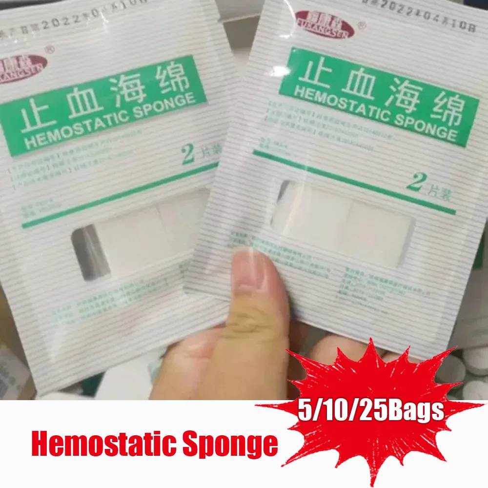 

Outdoor First Aid Wound Hemostatic Sponge Disposable Medical Hemostatic Sponge Trauma Hemostatic Oral Material Health Care