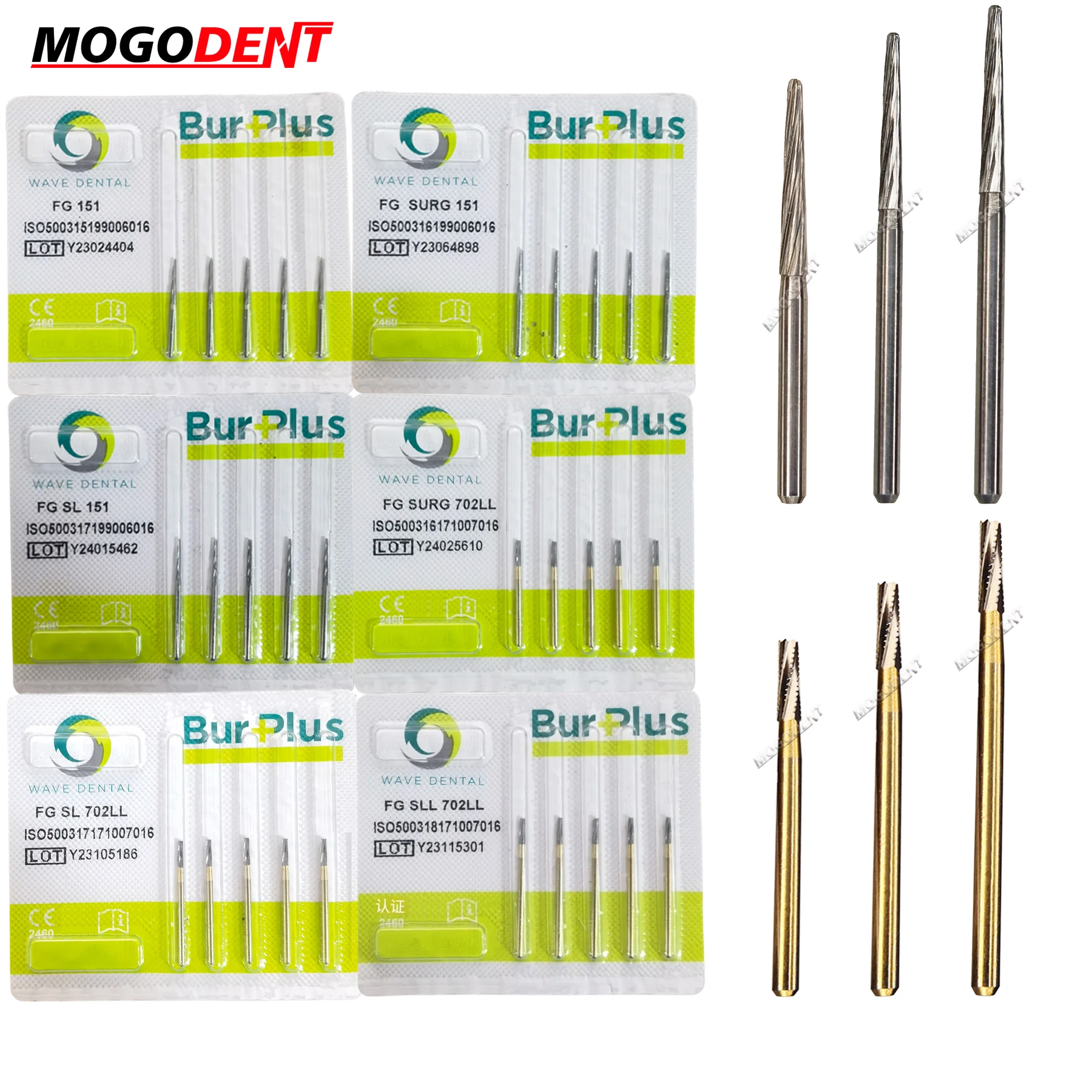 FG Dental Burs Drill Dentistry Materials Carbide Tungsten Cutters Tooth Extraction Trimming Burs For High Speed Handpiece