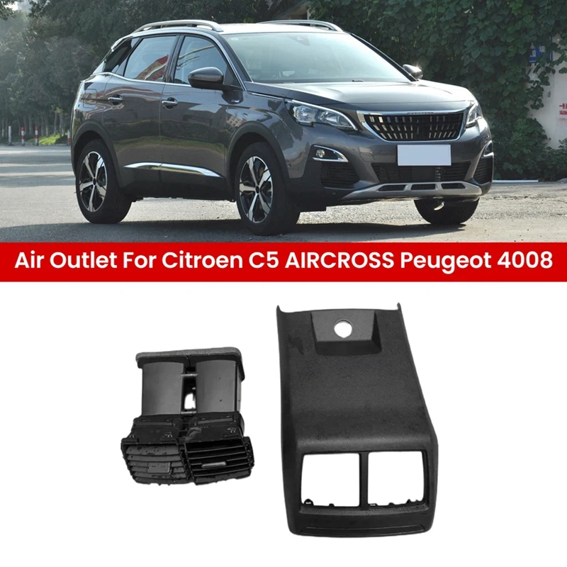 

Car Rear Armrest Ventilation Grille Air Outlet 9816002677 9816346577 For Citroen C5 AIRCROSS 18-21 Peugeot 4008