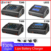 HTRC Original T240/T400/C150 Lipo Charger Dual Channel AC 150W DC 240W RC Charger for Lipo NiMH NiCD LiHV NiCd PB Li-ion Battery