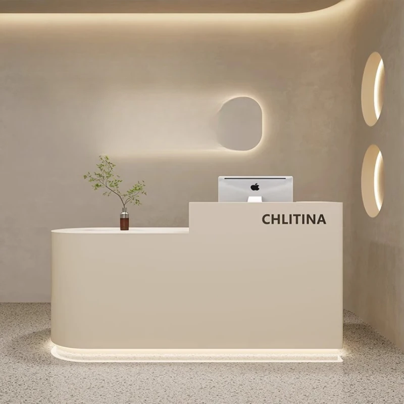 

Elegant Checkout Reception Desks Welcome Stands Adult Quality Reception Desks Promotion Modern Escrivaninha Industrial Furniture