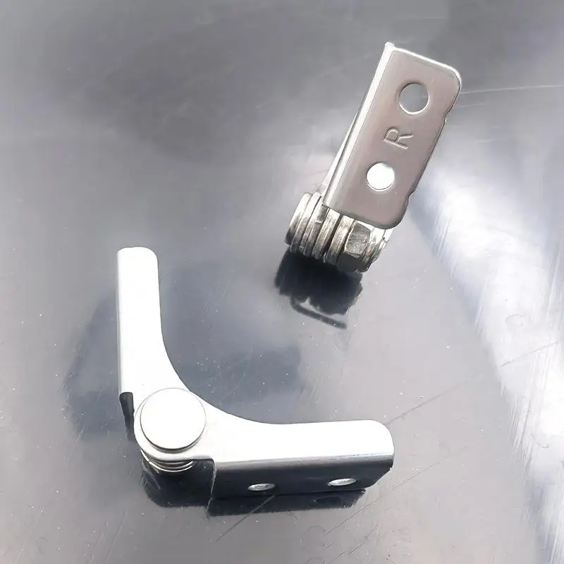 1Pcs of No frame Hinge, 304 Stainless Steel, Adjustable Damping Design for Optimal Positioning