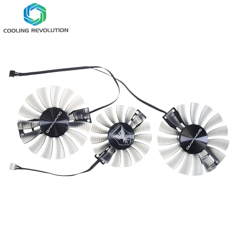 

FD9015U12S DC12V 0.55AMP FD8015H12S 0.32AMP 4Pin Graphics Fan For GAINWARD RTX2080Ti PHOENIX GS Fan