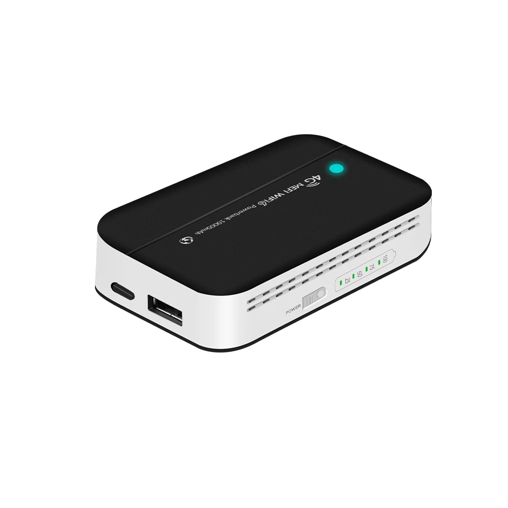 JODUXE 4G LTE WiFi Router WiFi 6 10000mAh Mobile WiFi Wireless Modem Pocket WiFi 300Mbps Hotspot Global Frequency Bands