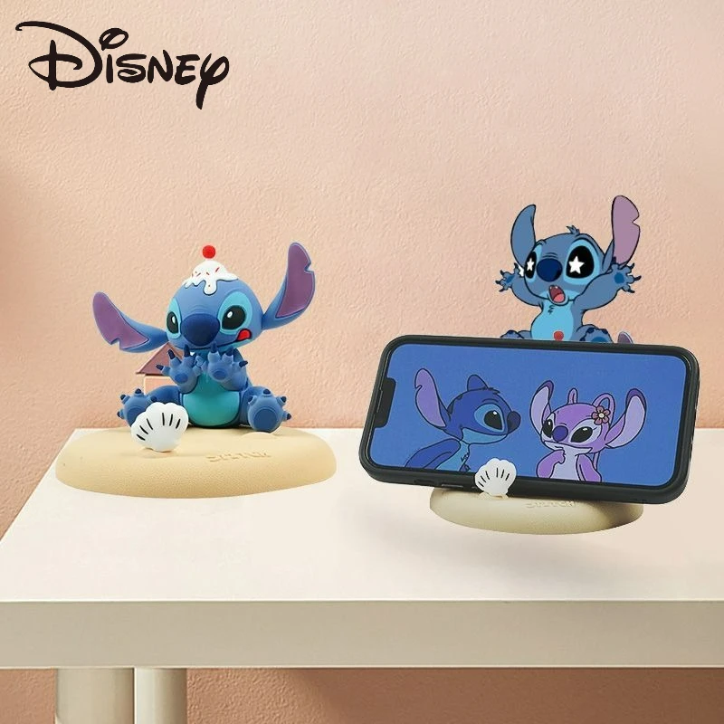 

Disney Lilo & Stitch кронштейн для мобильного телефона аниме аксессуары с принтом мультфильм портативный настольный кронштейн орнамент маленький подарок