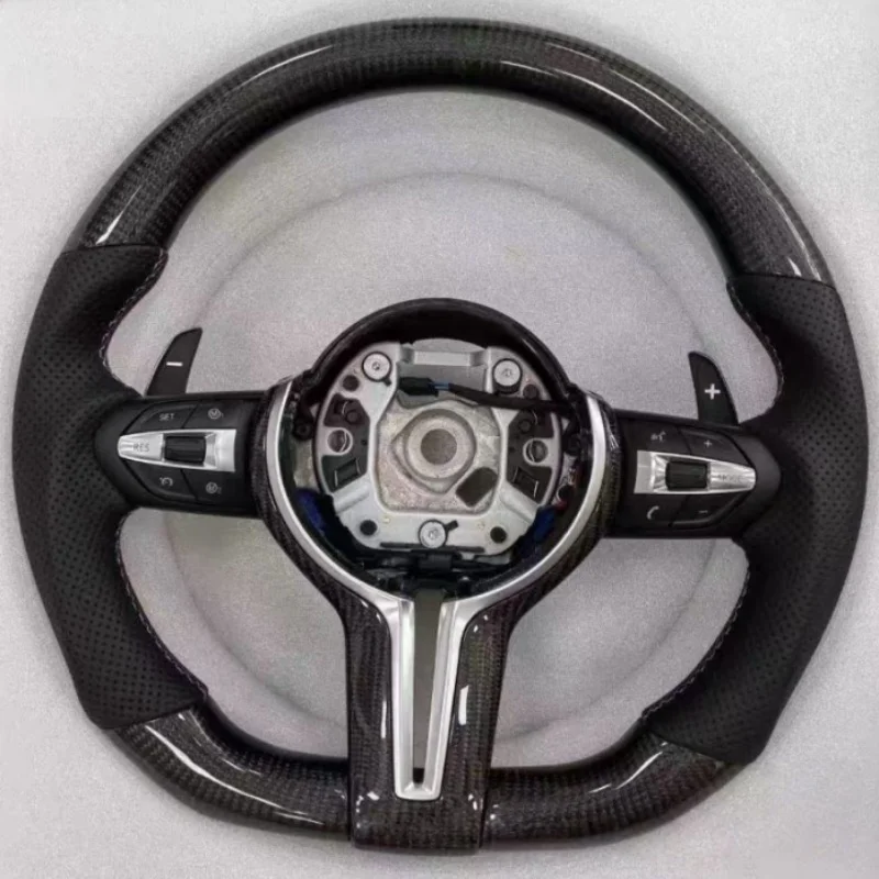 Steering Wheel For BMW M3 M5 F10 F20 F30 F32 M4 F82 335i E90 325i M5 550i F83 428i X3 F13 E87 E60 M6 E70 E71 E72 E81 Accessories