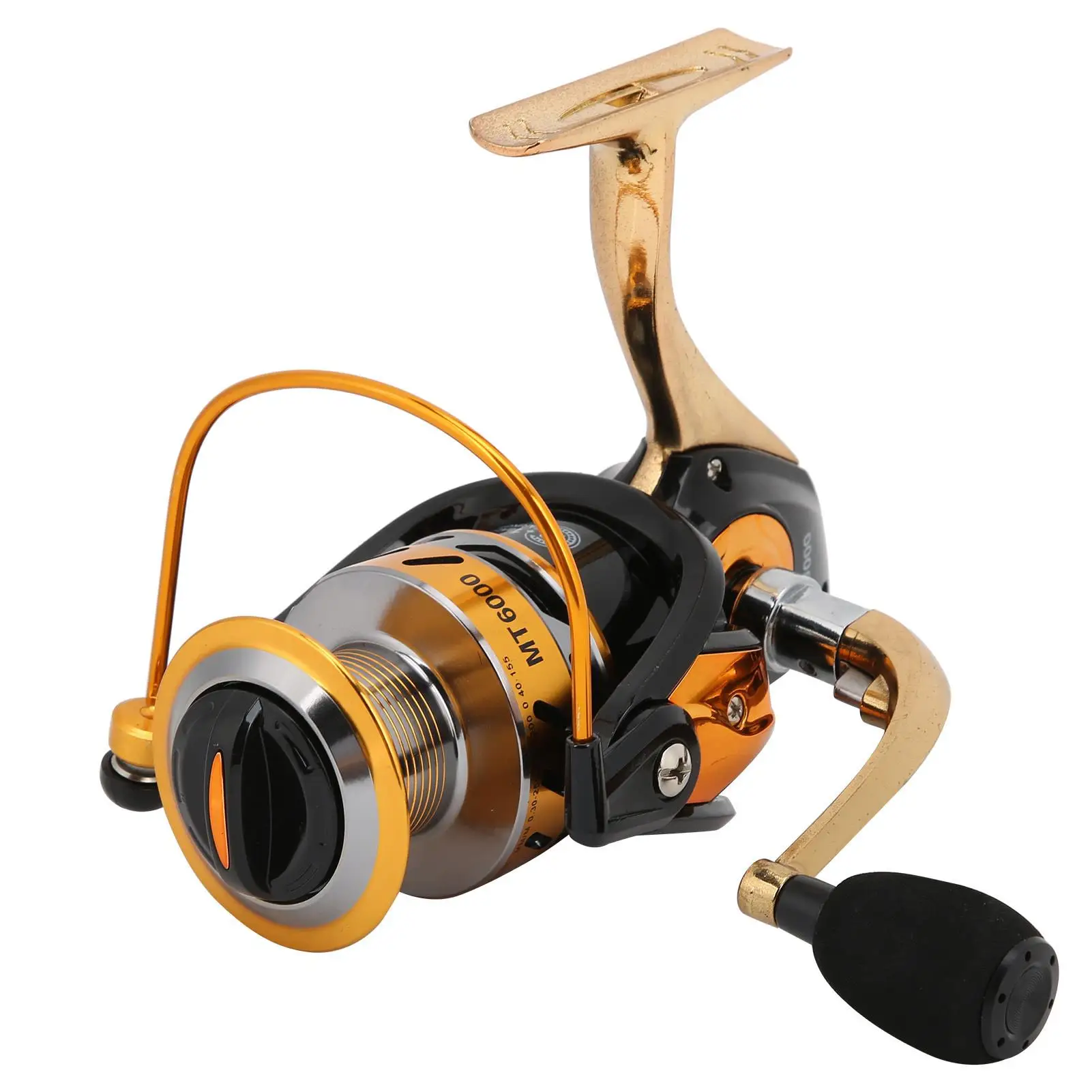 12+1BB Metal Fishing Reel 5.5:1 Gear Ratio Sea Wheel MT6000-MT3000 - Durable & Smooth Performance