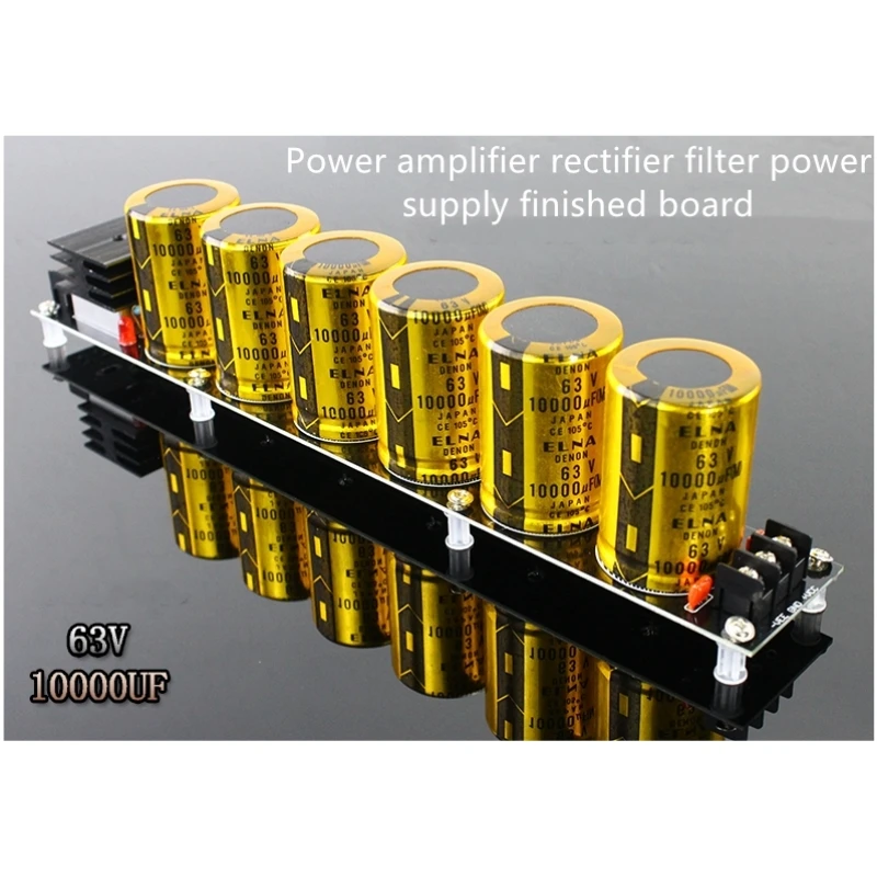 Placa de alimentação para filtro e febre F-78 placa amplificadora dourada 63v10000uf