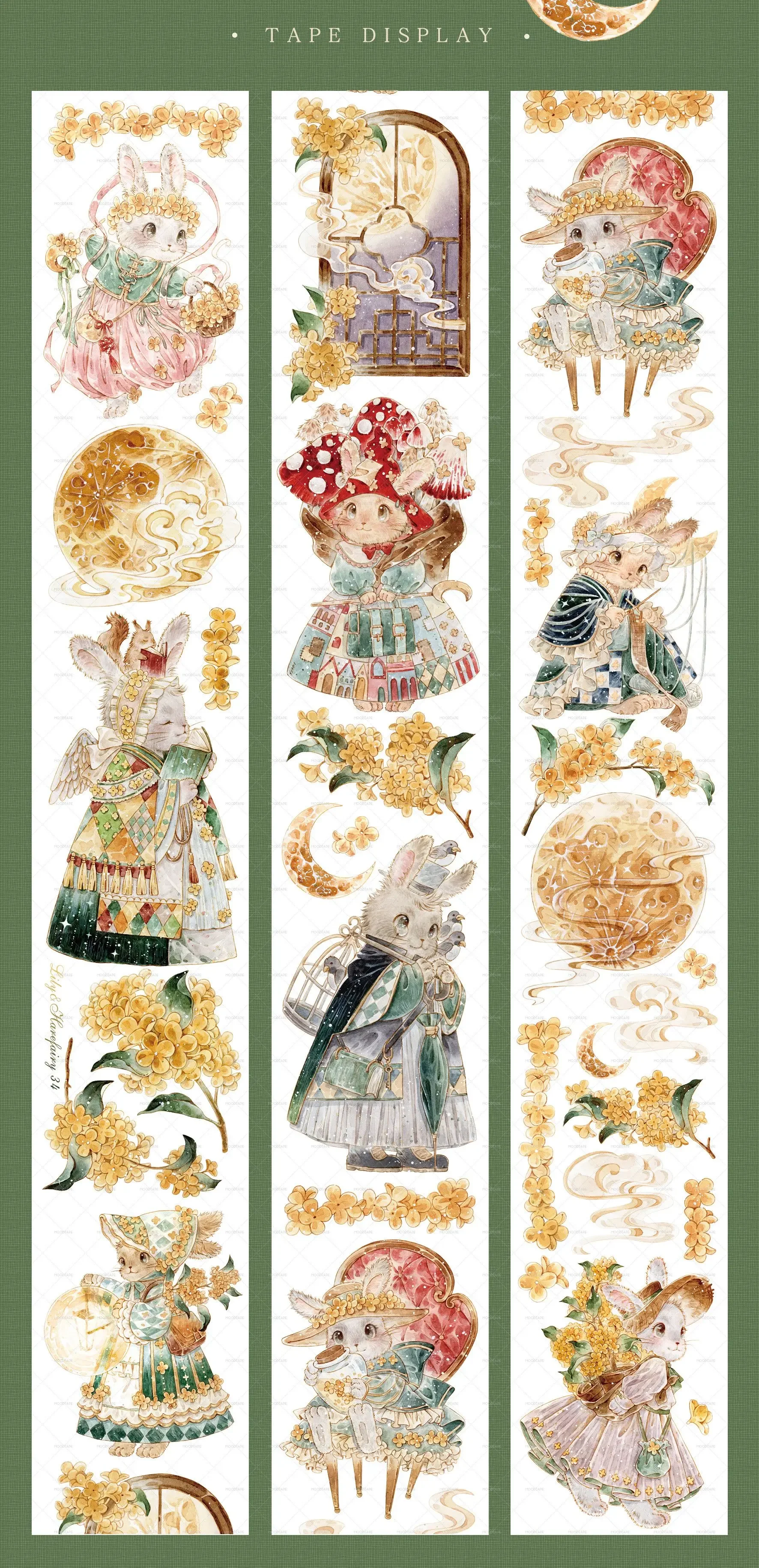 

Блестящие ленты для домашних животных для сада с лилией и кроликом, материалы для украшения «сделай сам»