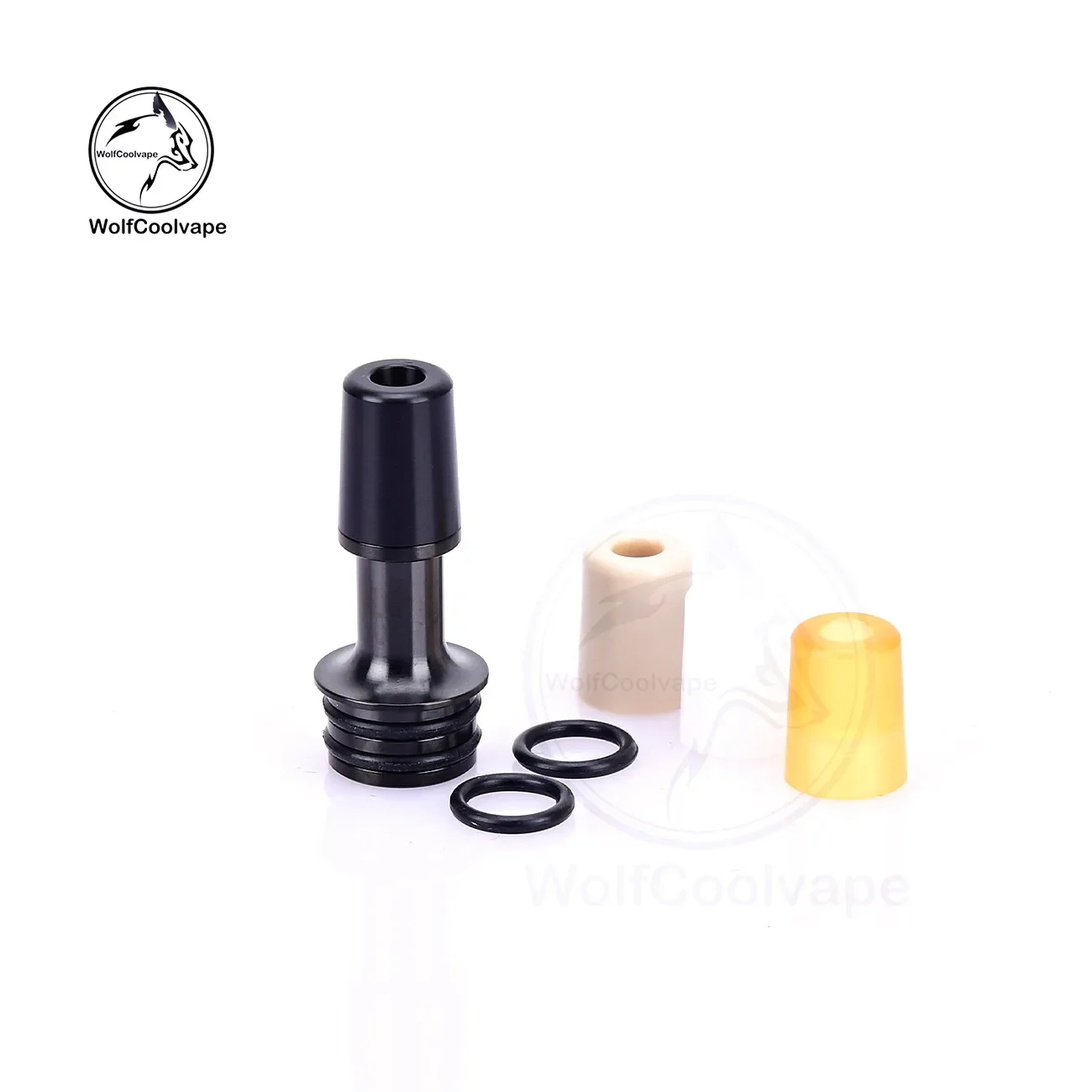Punta de goteo wolfcoolvape 510 Vape para tanque atomizador RDA RTA RDTA boquilla Universal apta para Mods y dispositivos de cigarrillos electrónicos
