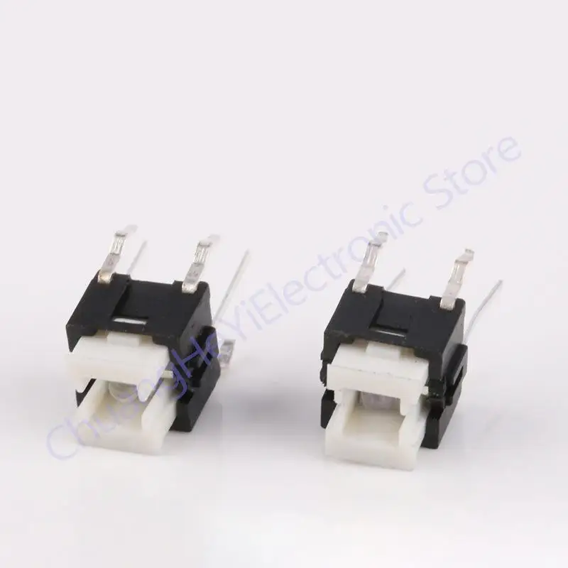 

10 шт. 6*6*7 мм DIP Тактильные переключатели, голубой цвет, светодиодный микро-переключатель 6x6x7 6x7 мм, светильник touch 0,5a 12 В 6x6 мм