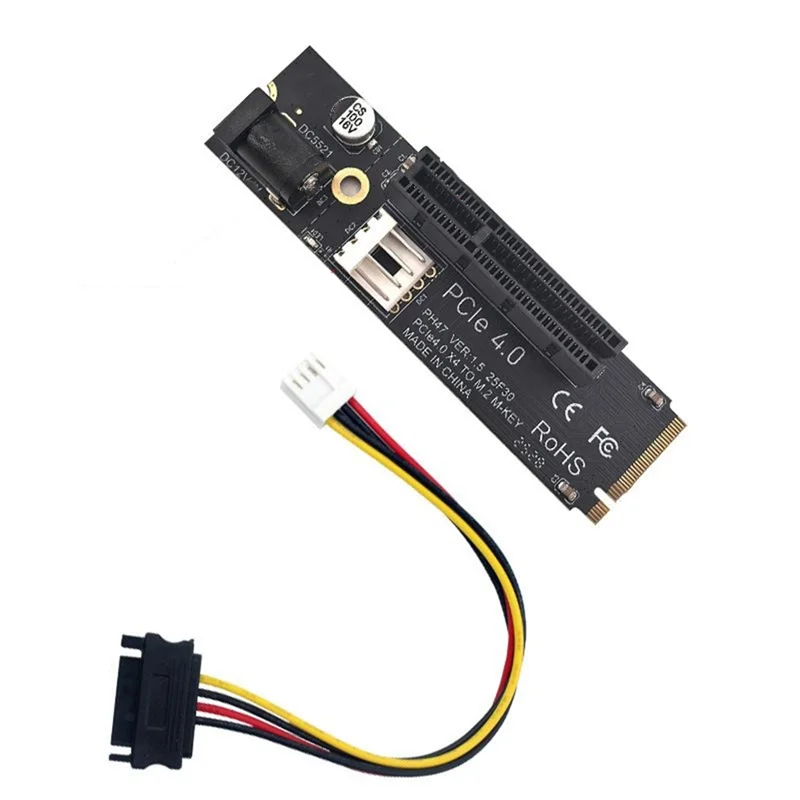 

Порт M2 к карте расширения PCIE NGFF в слот PCI-E X4, адаптер преобразования, совместимый с интерфейсом PCI-E X1 X4 X8 X16