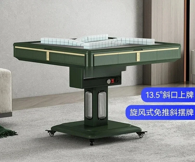 A Roller coaster mahjong machine, automatic household mahjong table, dual-purpose dining table, home