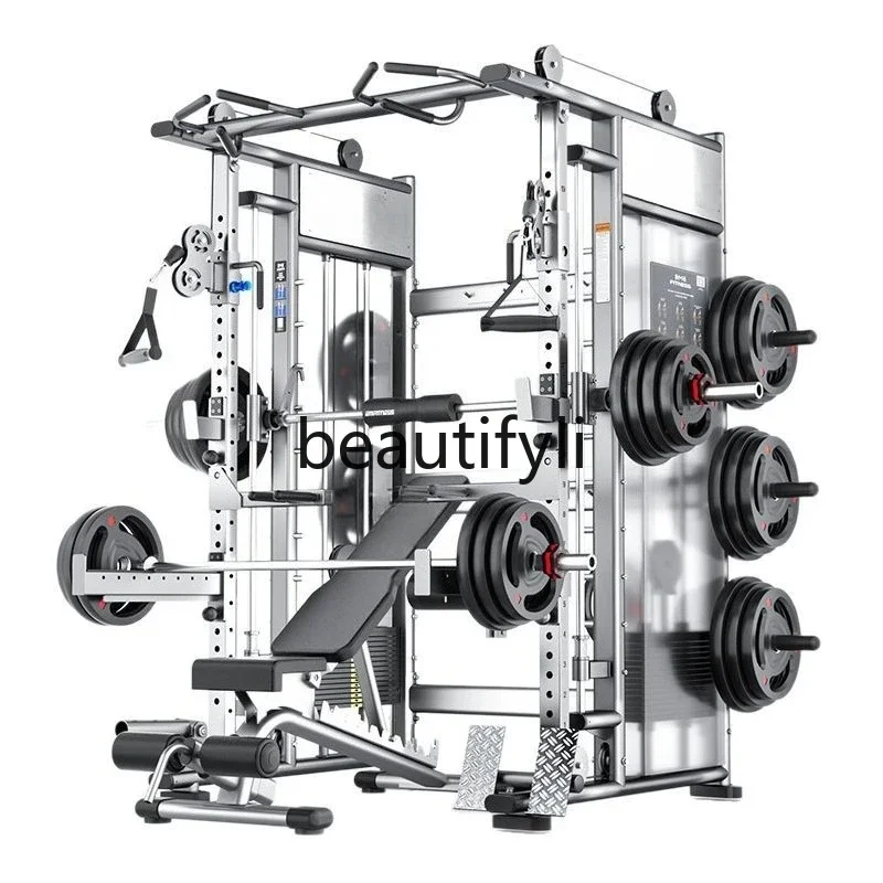 

x Gantry Multifunctional Comprehensive Training Equipment Commercial Fitness Equipment Household Bench Press Squat Rack