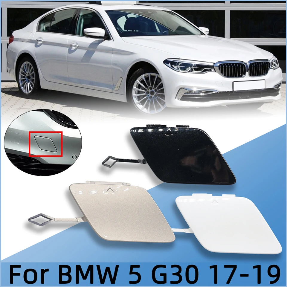 

Auto Front Bumper Towing Hook Eye Cover Cap For Bmw 5 Series 2017 2018 2019 G30 G31 518 520 525 530 535 540#51117427448 Painted