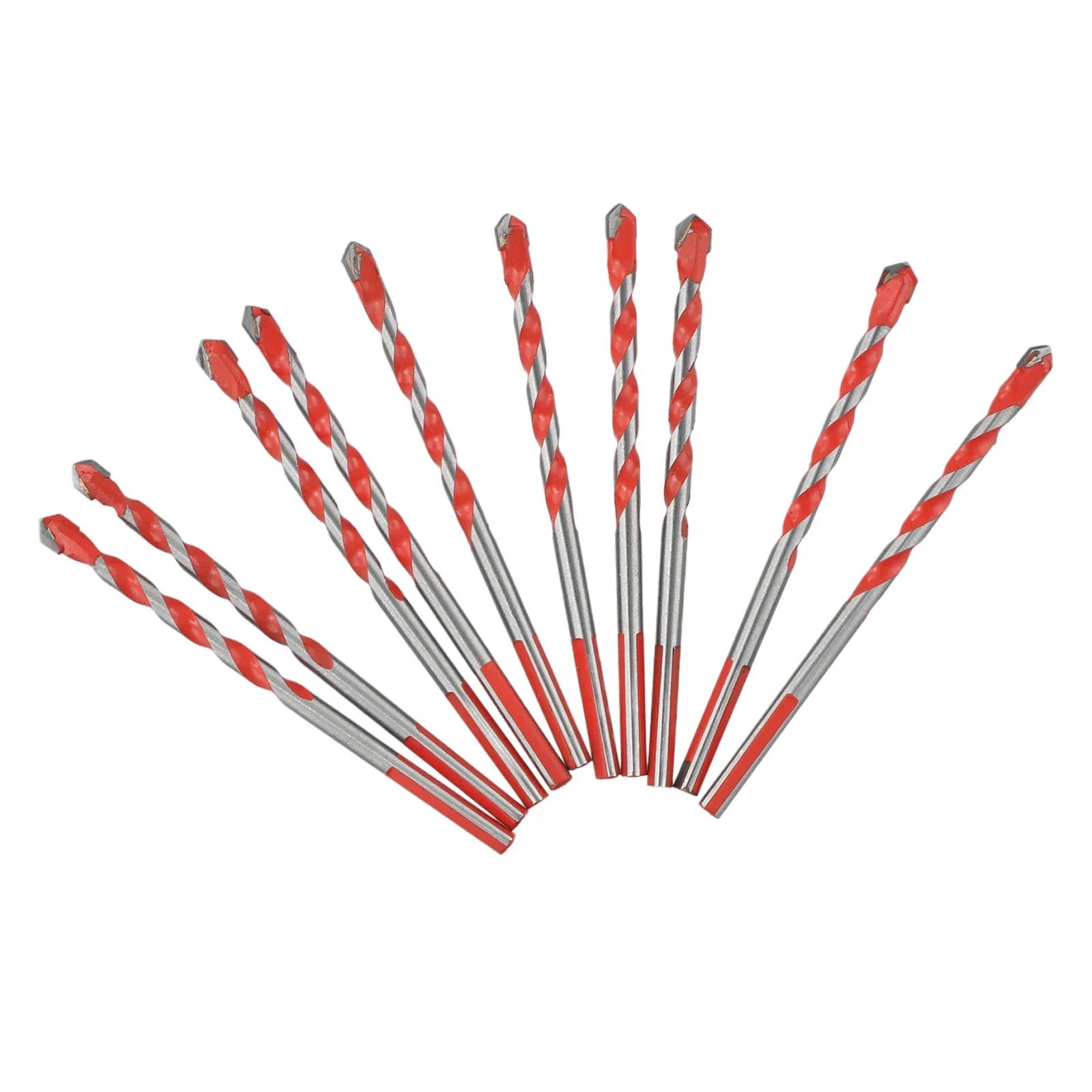 

10pcs/set 6mm Multifunction Drill Bit Ceramic Wall Glass Punching Hole Working Triangle Drill Bits Tools Parts