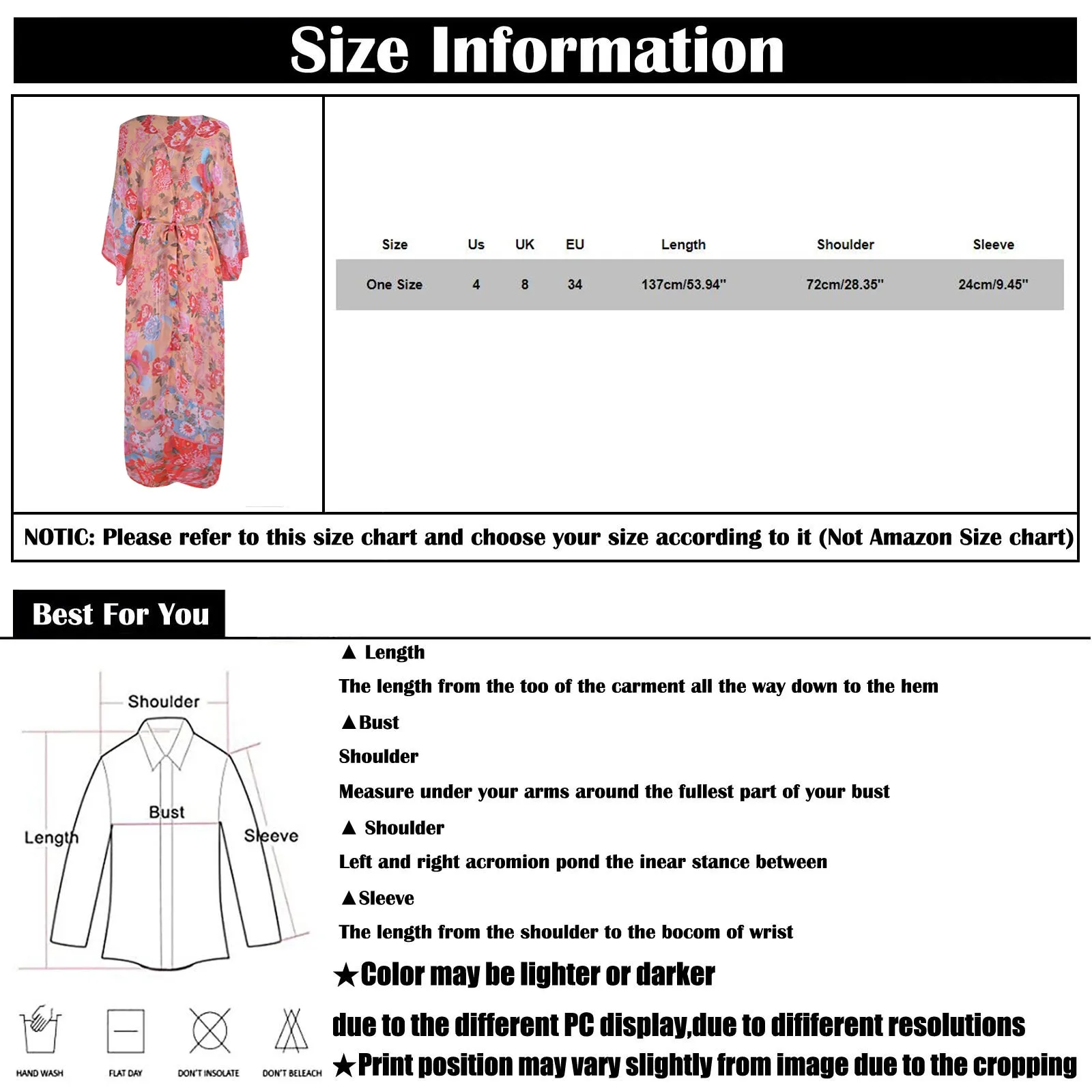 Ladies\' Floral Printed Bohemian Beach Style Fashion Sun Screen Long Dress Holiday Versatile Chiffon Long Sleeve Thin Cardigan