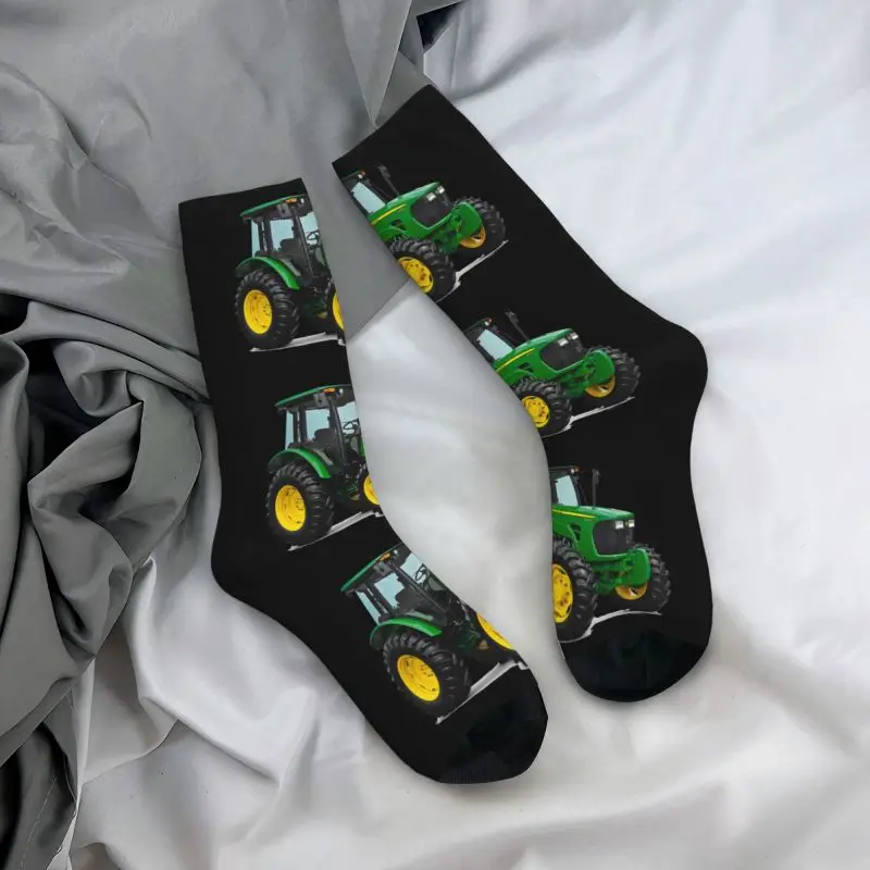 Kawaii Herren Traktor Kleid Socken Unisex bequeme warme 3D gedruckte Crew Socken