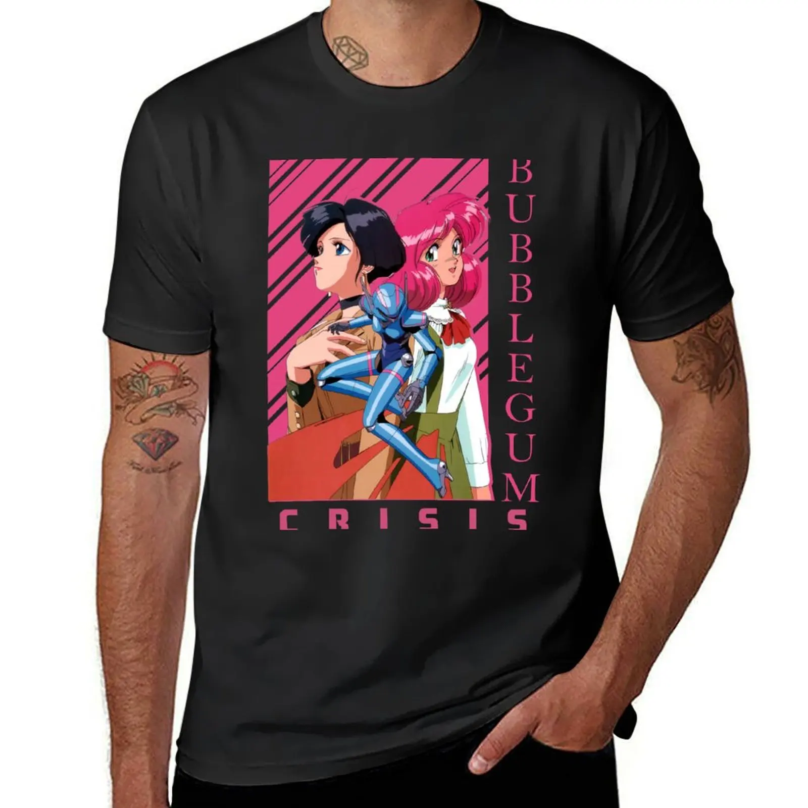 

Bubblegum Crisis T-Shirt rapper graphic tees T-shirts man vintage graphic tee tee shirts for men