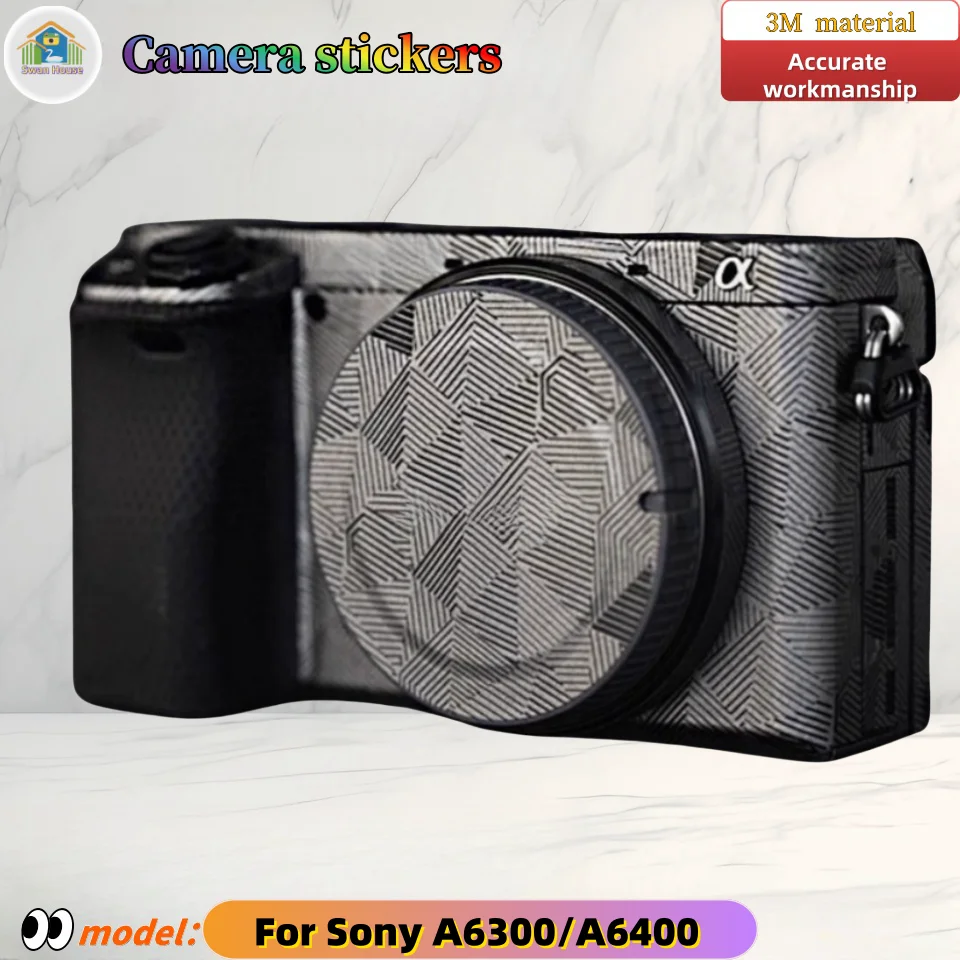 

For Sony A6300 /A6400 Camera stickers, DIY skin,Precision tailoring wear-resistant protective film