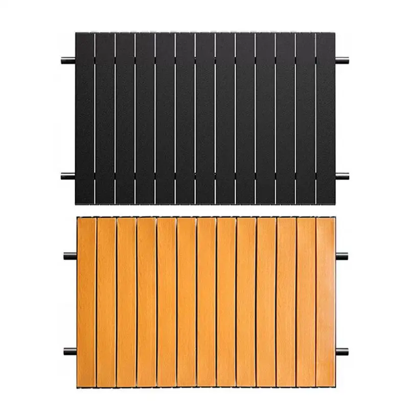 

Folding Camping Table Top Attachment Portable Folding Tabletop Board Outdoor Camping Tables Outdoor Picnic Supplies for BBQ