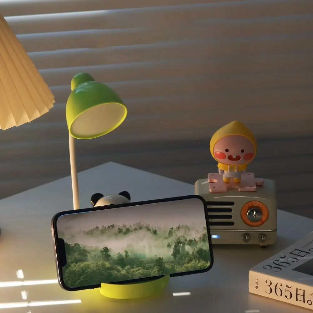 Chargeable Sofa Panda Nightlight Ornament 360° Adjustable USB-C Anime Night Light Cartoon Children's Sleep Light Children