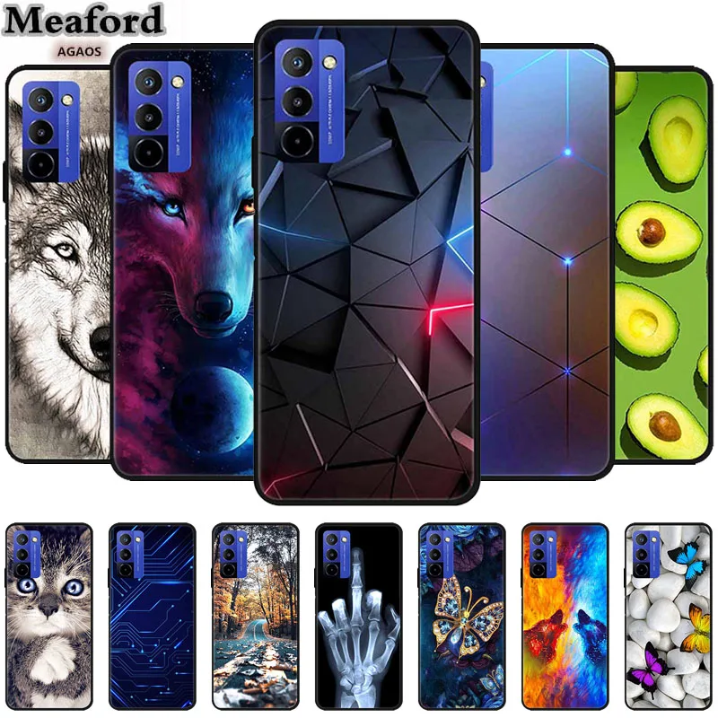 For Wiko 10 Case Animals TPU Soft Silicone Back Cover Phone Case for Wiko 10 Wiko10 Coque Gift Bumper Shockproof New Wolf Funda