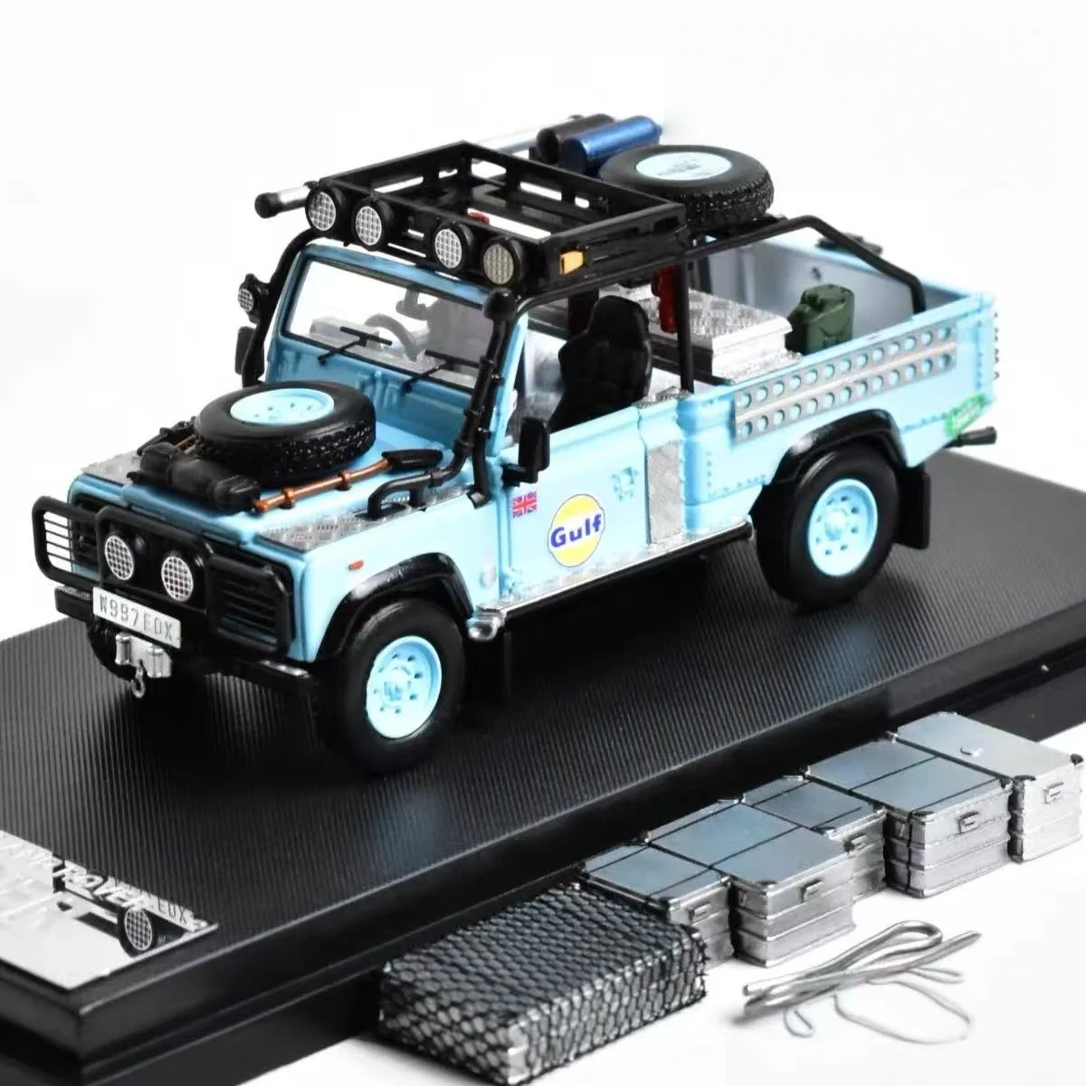 StreetWeaponn SW 1:64 كوب الجمل المدافع/نموذج سيارة مصنوع من خليط معدني مطلي بالطين